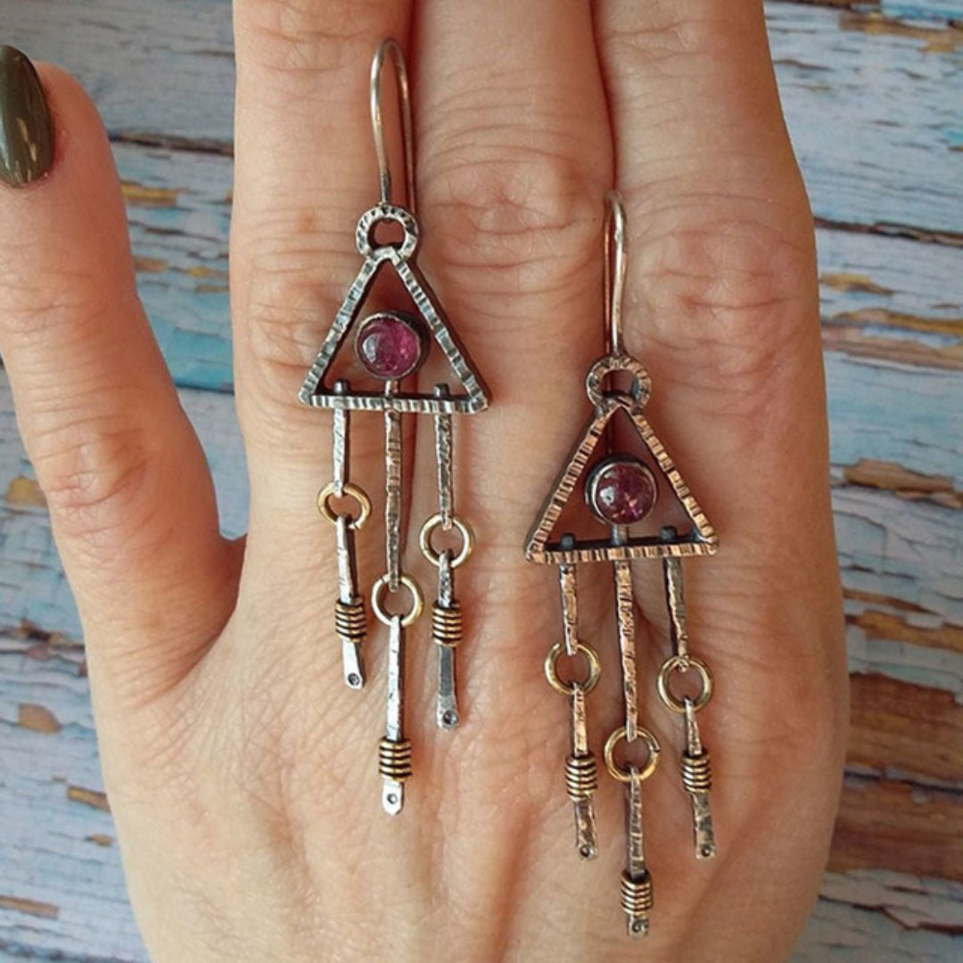 Boucles d'oreilles vintage égyptiennes
